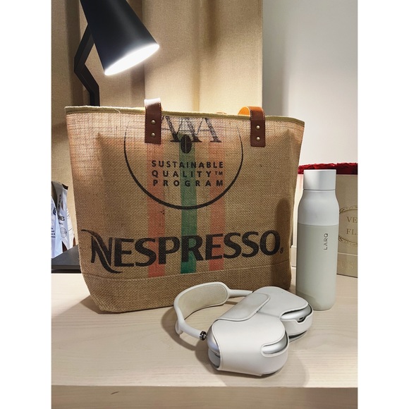 Nespresso Bags Nespresso Jute Canvas Tote Bag Poshmark